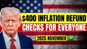 $400 Inflation Refund Checks for Everyone – 2025 November Payment Schedule