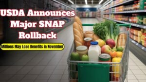 USDA Announces Major SNAP Rollback — Millions May Lose Benefits in November